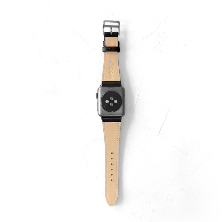 和牛皮Apple Watch錶帶(紅,38mm)